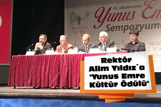Rektör Alim Yıldız´a  