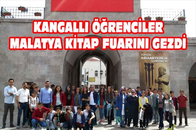 KANGALLI ÖĞRENCİLER MALATYA KİTAP FUARINI GEZDİ