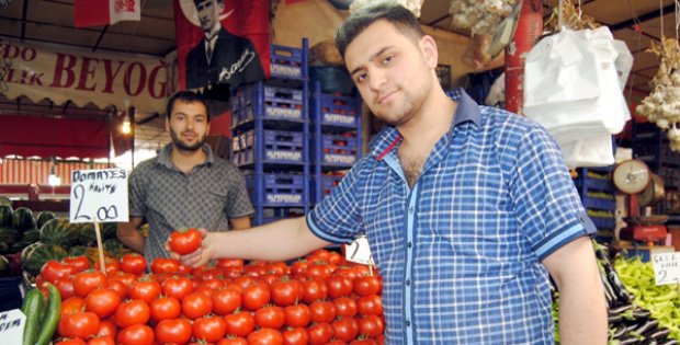 Domates Hal´den Anladı, Fiyat İnişte