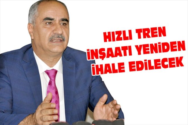 HIZLI TREN iNŞAATI YENiDEN iHALE EDiLECEK