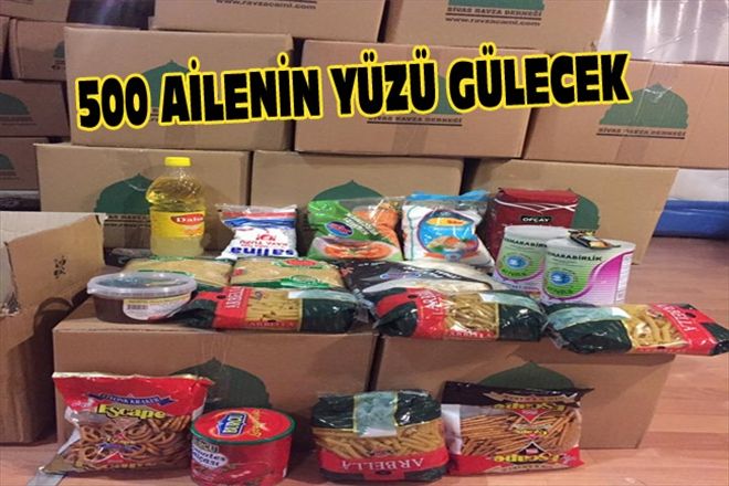 500 AİLENİN YÜZÜ GÜLECEK
