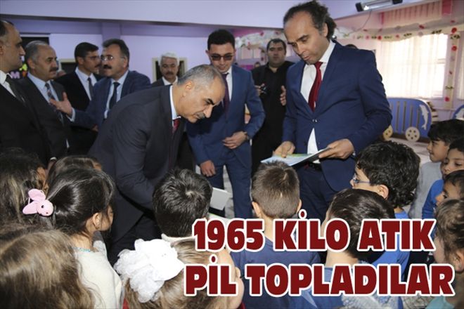 1965 KİLO ATIK PİL TOPLADILAR