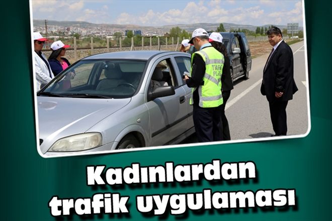Kadınlardan trafik uygulaması