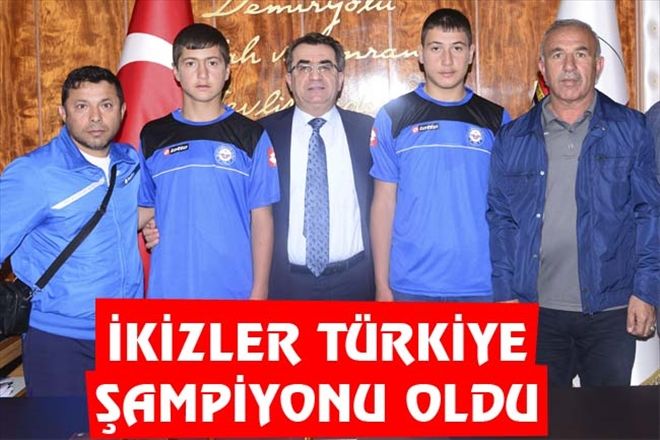 İKİZLER TÜRKİYE ŞAMPİYONU OLDU