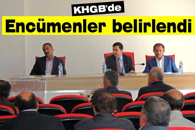 KHGB´de  encümenler belirlendi