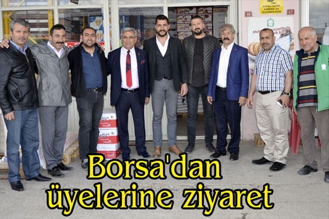 Borsa´dan üyelerine ziyaret