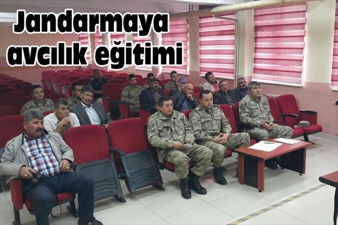 Jandarmaya avcılık eğitimi