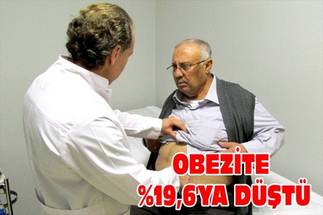 OBEZİTE %19,6´YA DÜŞTÜ