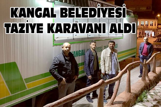 KANGAL BELEDİYESİ TAZİYE KARAVANI ALDI