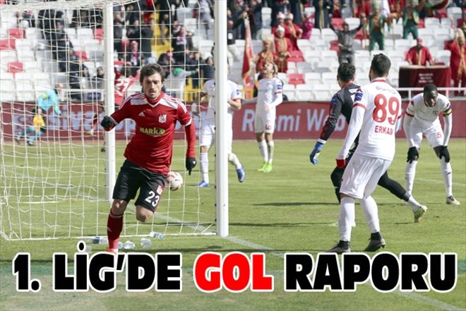 1. LİG´DE GOL RAPORU