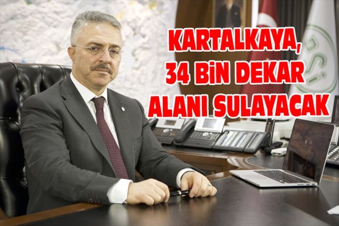KARTALKAYA, 34 BiN DEKAR ALANI SULAYACAK