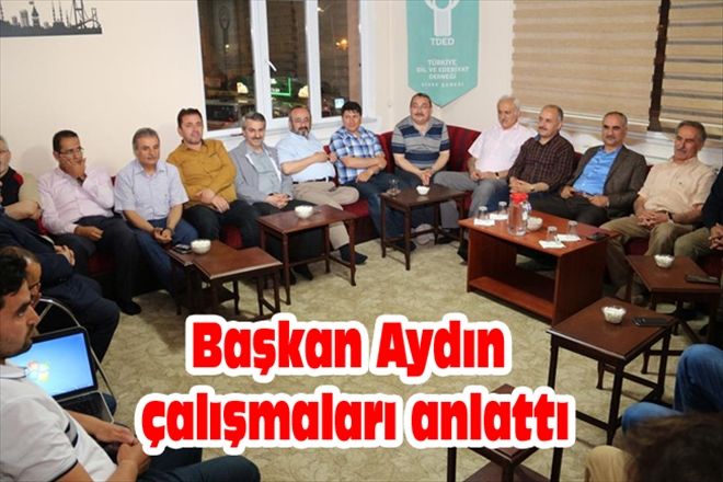 Başkan Aydın çalışmaları anlattı