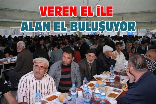 VEREN EL iLE ALAN EL BULUŞUYOR