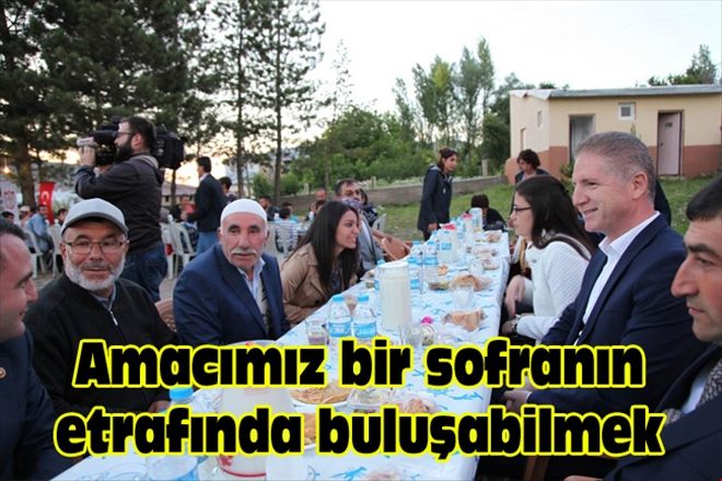 Amacımız bir sofranın etrafında buluşabilmek