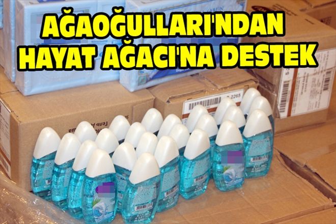 AĞAOĞULLARI´NDAN HAYAT AĞACI´NA DESTEK