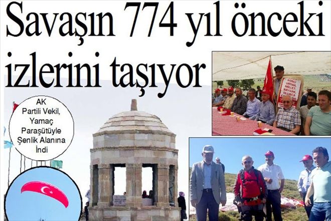 Savaşın 774 yıl önceki izlerini taşıyor