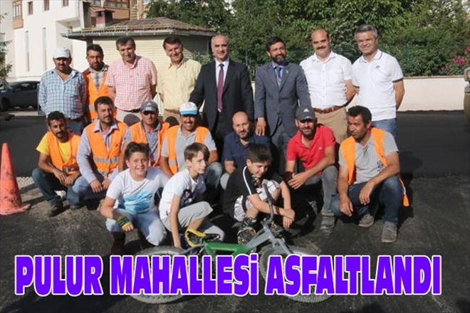 PULUR MAHALLESi ASFALTLANDI
