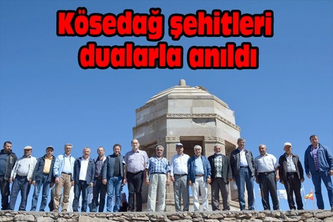 Kösedağ şehitleri dualarla anıldı