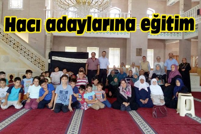Hacı adaylarına eğitim 
