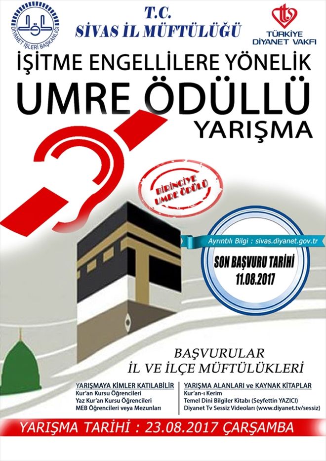 Umre talihlileri yarışmayla seçilecek