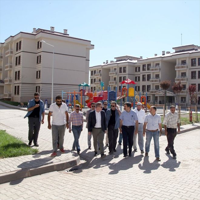 GÜL, ŞARKIŞLA´DAKİ YATIRIMLARI İNCELEDİ