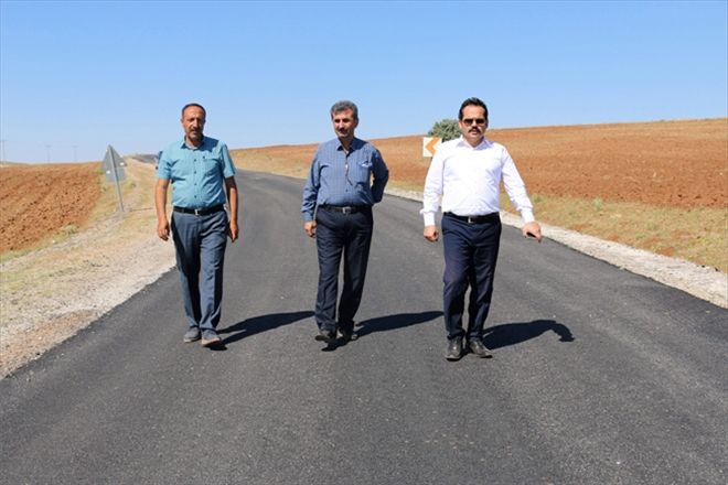 Kaya, asfalt ve menfez çalışmalarını inceledi