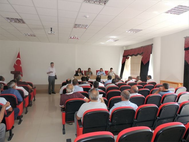 Kaymakam Yılmaz muhtarlarla bir araya geldi