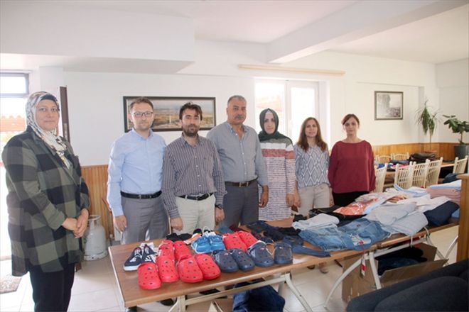Kızılay´dan giysi yardımı