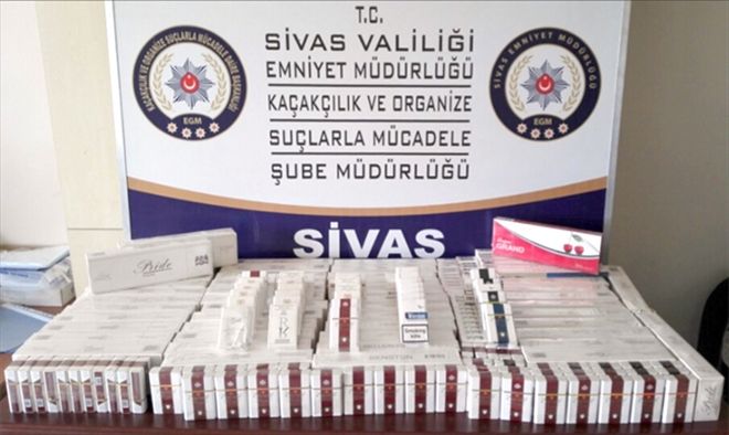 692 paket kaçak sigara ele geçirildi