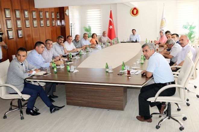 Yatırımlar değerlendirildi