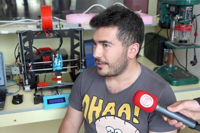 Üç boyutlu yazıcı kusursuz çalışıyor
