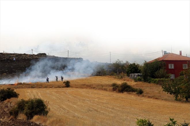 Çöpü yakayım derken 100 dönüm araziyi yaktı
