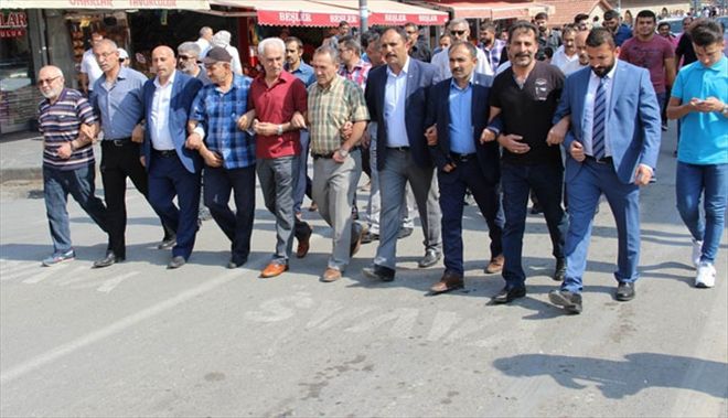 Alperenlerden ´Kerkük´ yürüyüşü