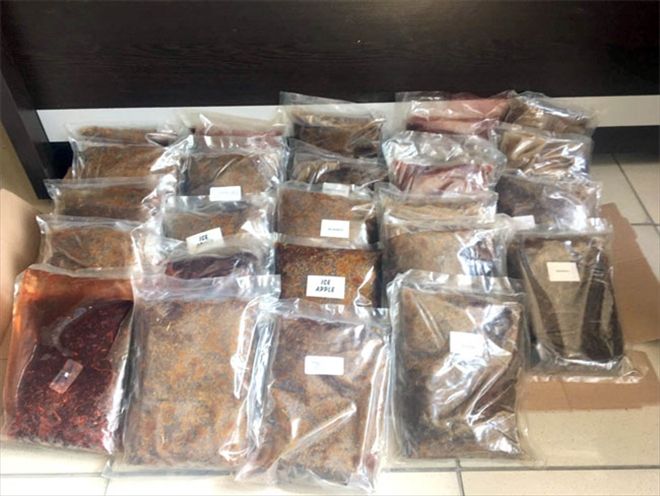 30 kilo kaçak tütüne el konuldu