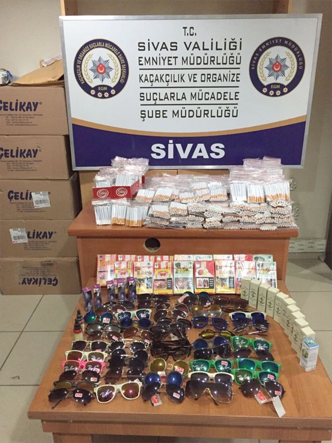 Hediyelik eşya dükkanına kaçakçılık operasyonu