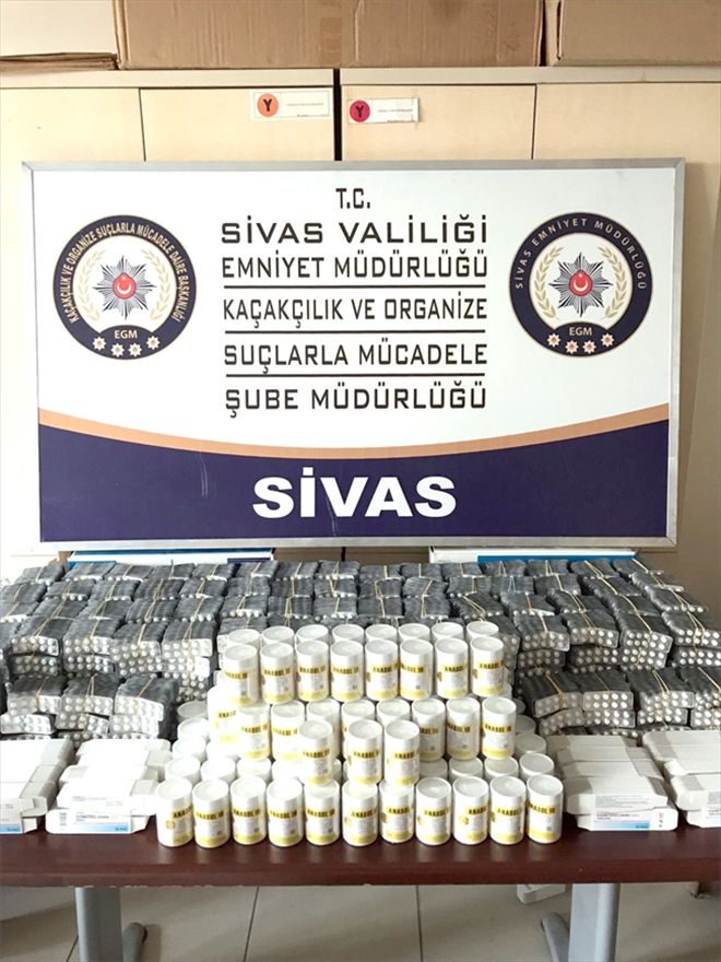 Yasaklanmış 149 bin 800 adet hap ele geçirildi