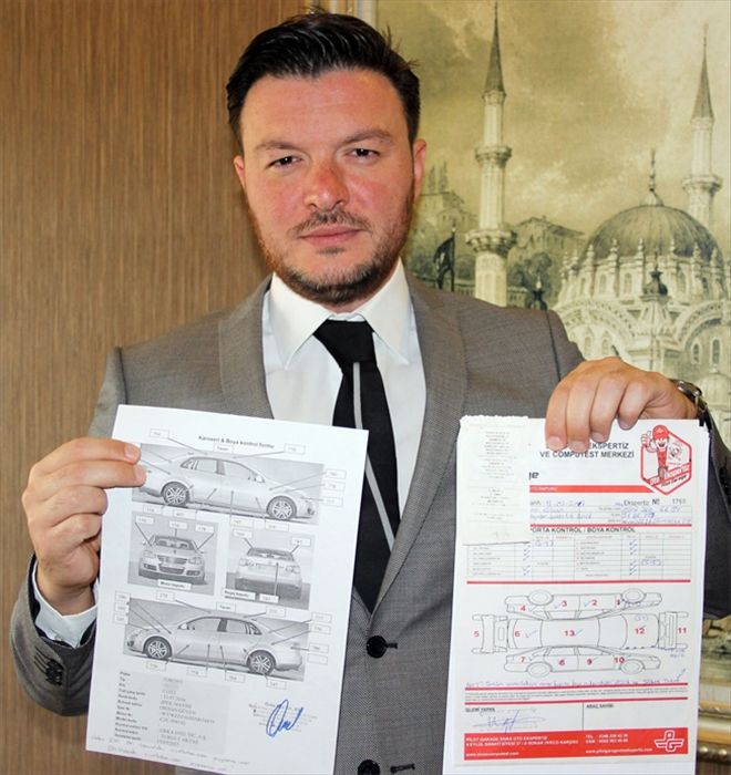Sıfır diye aldı  Hasarlı çıktı
