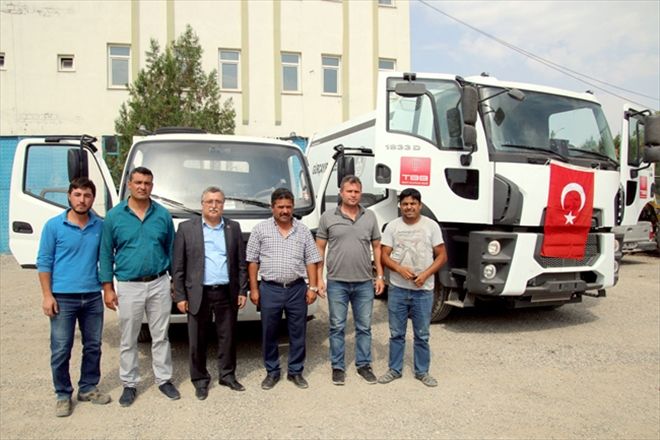 Gürçayır Belediyesi´ne araç takviyesi