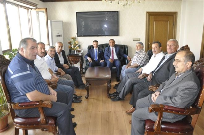 Kaymakam Aytemür´e hayırlı olsun ziyareti