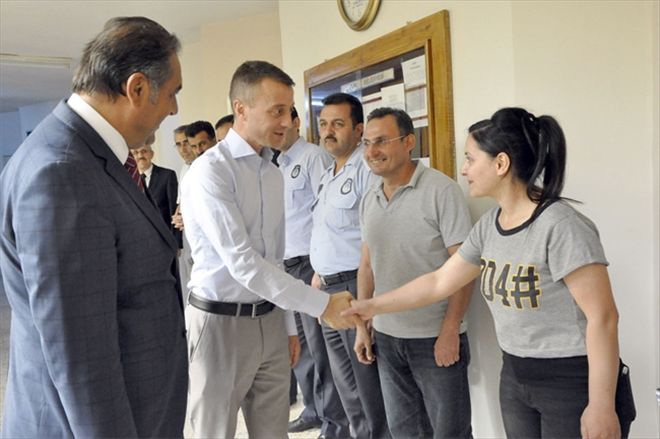 Kaymakam Aytemür´den belediyeye iadeyi ziyaret