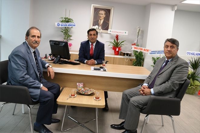 Köksal´dan Atış´a hayırlı olsun ziyareti