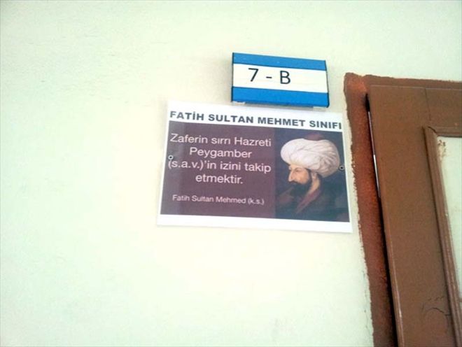 Türk büyüklerinin adı sınıflara verildi