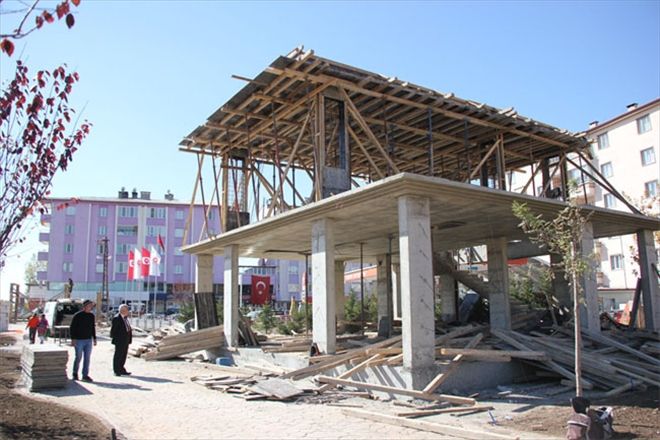 Kızılırmak kıyısına sosyal tesis yapılıyor