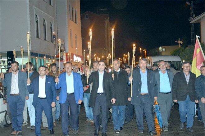 Altınyayla´da Fener Alayı düzenlendi 