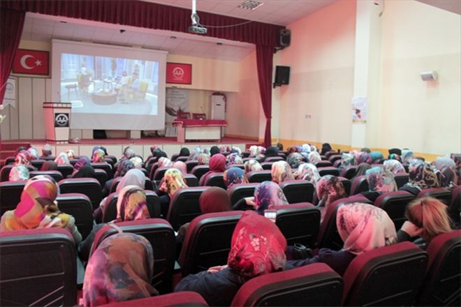 Hanımlara bilinçli tüketim anlatıldı