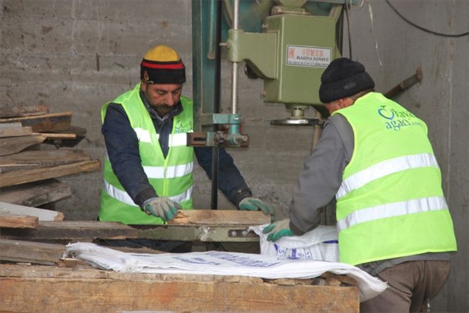 Odun yardımın yüzde 80´i  TÜDEMSAŞ´tan