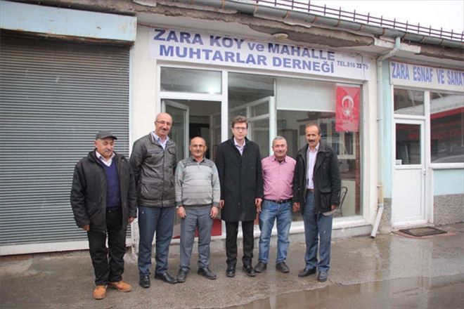 Zara Kaymakamı Kızılgüneş´in ziyaretleri