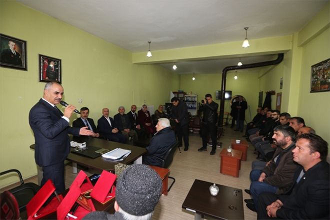 Aydın Yıldızeli´nde temaslarda bulundu
