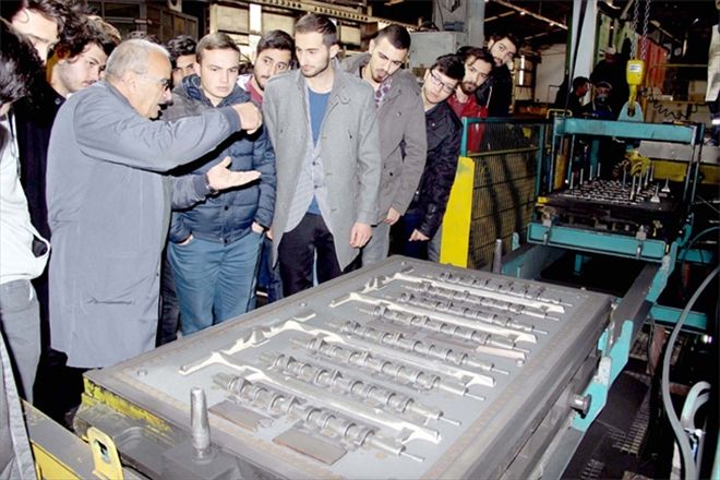 GENÇ MÜHENDİSLER ESTAŞ´I GEZDİ