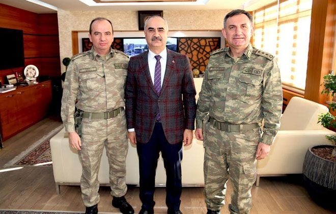 Albay Bektaş Arslan´dan Başkan Aydın´a ziyaret